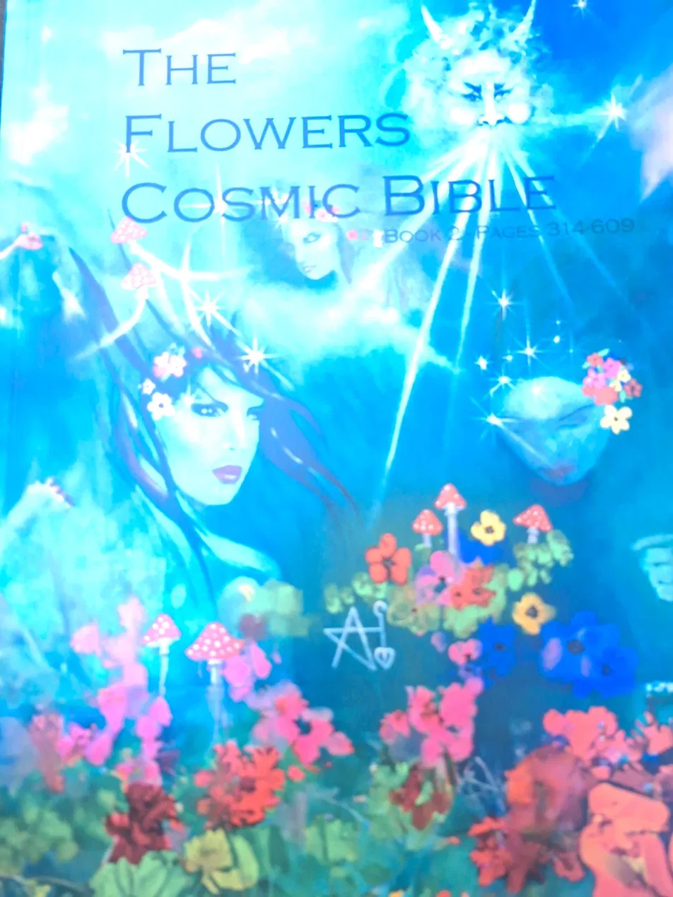 The Flowers Cosmic Bible book cover by Al-Antony Moody